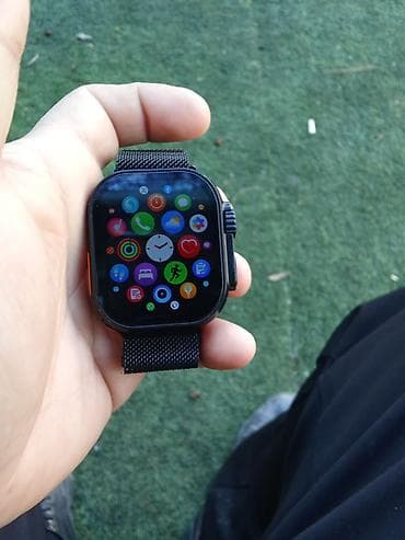 cy01 saat: Yeni, Smart saat, Sim kart, rəng - Qara — 1