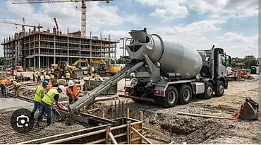 dam işləri: Beton nasosu və mikserlərlə beton tökmə xidməti.İstənilən marka,hər — 4