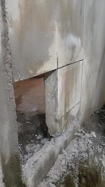 demir seyf qapi: Beton kəsimi və deşmə xidməti - Armaturlu beton, dəmir-beton, kərpic — 8