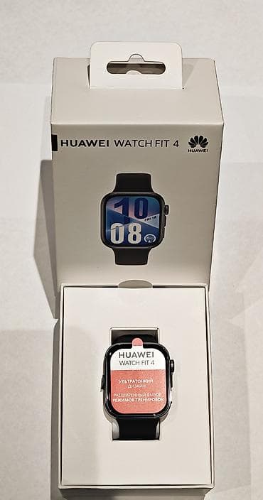 Новый, Смарт часы, Huawei, Сенсорный экран, цвет - Черный — 1