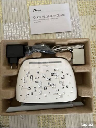 adsl modem: TP-Link TD-W8961N ADSL2+ modem-router. 300 Mbps sürətə malik Wi-Fi — 3
