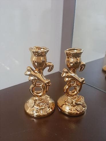 Keramik şamdanlar