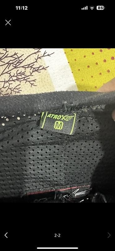 2107 qara: ATROX motosiklet qoruyucu gödəkçə (bədən zirehi) - Ölçü: M — 2