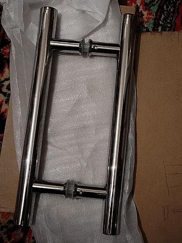 serf qapılar: Təmiz nikel şüşə qapı üçün iki tərəfli tutacaq dəsti ( yalnız iki — 2