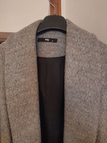 qalin qis donlari: Palto, XL, rəng - Boz — 3