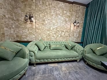 İşlənmiş, Divan, 2 kreslo