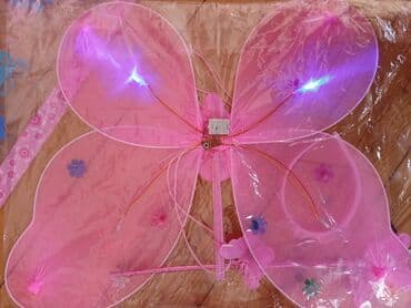 bodik yeni: Usaqlar ücün kepenek qanadlari Komplekte daxildir: Qanadlar tac ve — 3