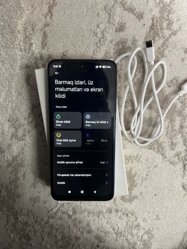 quba telfon: Redmi Note 11S, 128 GB, rəng - Göy, Face ID — 10