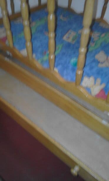 детские кроватки с рабочей зоной: Для девочки и мальчика, Четырехугольная, Колыбель, Без бортиков, С матрасом, Без механизма качания — 2