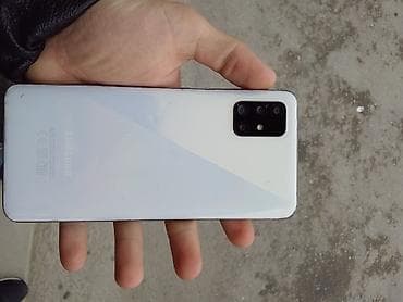 günlük limitsiz internet: Samsung Galaxy A51, 64 GB, rəng - Ağ, İki sim kartlı — 1