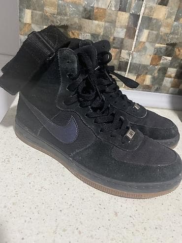 krosofka: Nike Air Force 1 High – qara rəng - Model: Nike Air Force 1 High (AF1 — 2