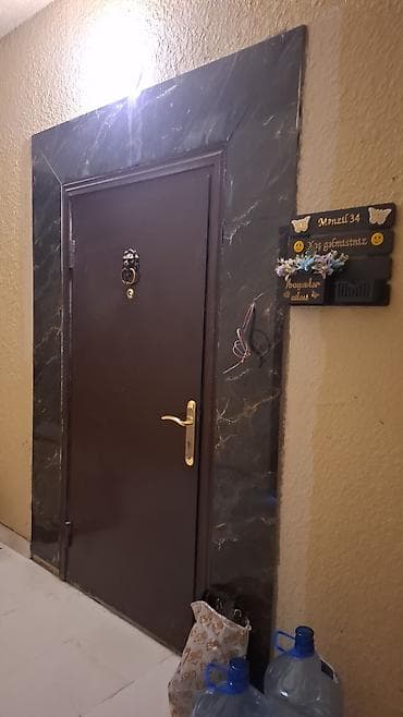 qapi bezekleri: Dəmir giriş qapısı – mənzil və ofislər üçün - Material: qalın — 1