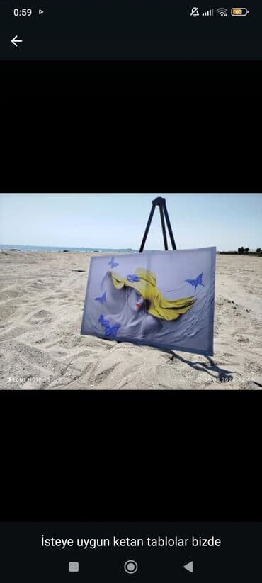 məktəb şəkilləri: Kətan üzərində dekorativ tablolar - İstəyə uyğun fərdi dizaynlar — 14