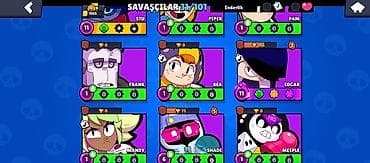 bujuterya: Brawl Stars oyun hesabı - Kupa: 1103 - Qızıl: 13 048 - — 3