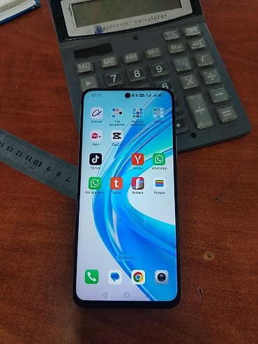2.el telefon iphone: Honor X7b, 128 GB, rəng - Göy, İki sim kartlı — 1