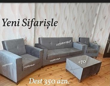 Yeni, Divan, 2 kreslo, Bazalı, Açılan