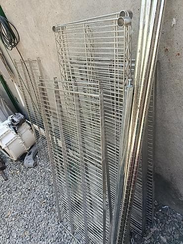 Metal tel panellər və rəflər dəsti - Material: paslanmayan/galvanizli — 2
