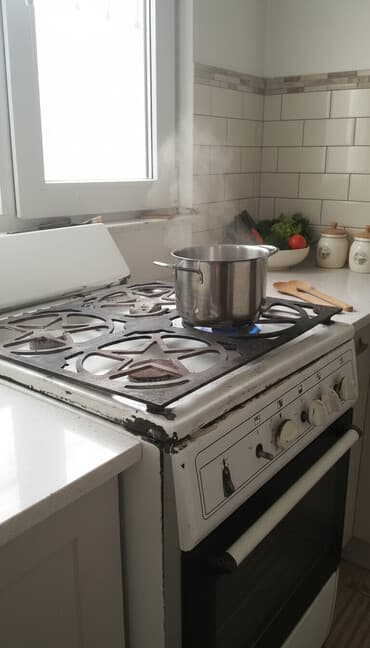 soba mini: Plitə Qazlı, Ayrıca dayanan, 4 gözlü, İşlənmiş — 2