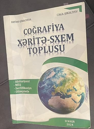 orginal top: Məhsul: “Coğrafiya Xəritə-Sxem Toplusu” – II nəşr, 2024 Müəlliflər — 1