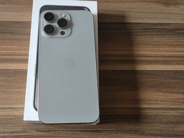 iphone 15 satılır: IPhone 15 Pro Max, 256 GB, Natural Titanium, Simsiz şarj, Face ID, Sənədlərlə — 4