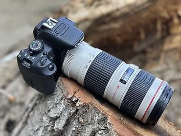 canon 600d купить: Canon EOS 700D + Canon EF 70-200mm f/4L USM telefoto dəsti Məhsul — 3