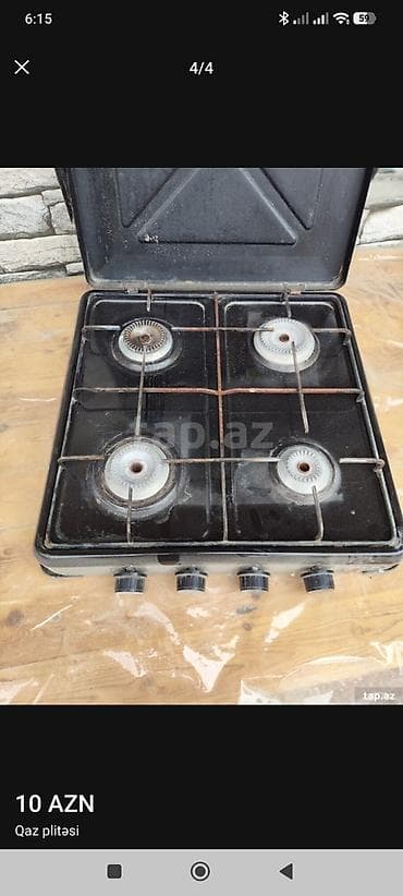 Газовые печи: Газовая печь Настольная, 4 конфорки — 5