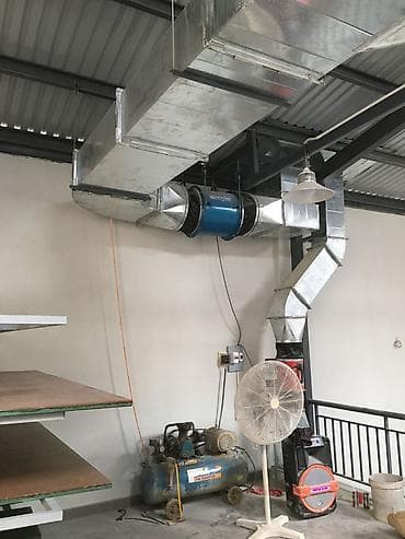 Sənaye havalandırma sistemi – radial (mərkəzdənqaçma) ventilyatorlar