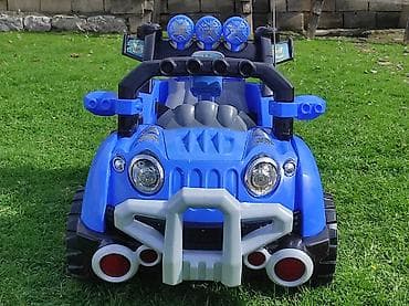 Uşaq elektrik maşını – off-road tipli, mavi rəng Xüsusiyyətlər:👉İkinci