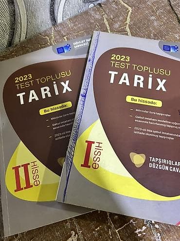 Məhsul: “2023 Test Toplusu – Tarix” (DİM), 2 hissə paketi — 2