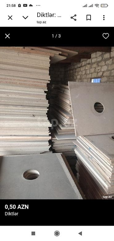 Dsp Çornu pola laminant altına vurulur Ölçü 60/60 Təzədir 1 ədədi