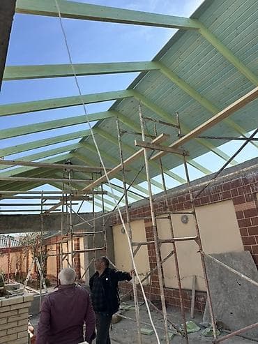 kompressor təmiri: Taxta karkaslı dam örtüyünün layihələndirilməsi və quraşdırılması — 2