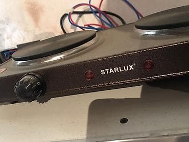 raf buxar utusu: Starlux ikiqat elektrik plitəsi - Brend: Starlux - Növ: masaüstü — 1
