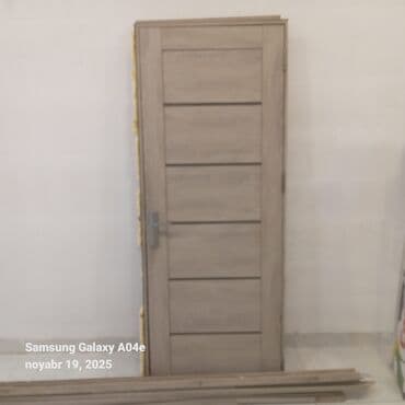 avropa qapilari: İç qapı – modern dizayn - Rəng: açıq boz/“oak” tonlarında - Material — 1
