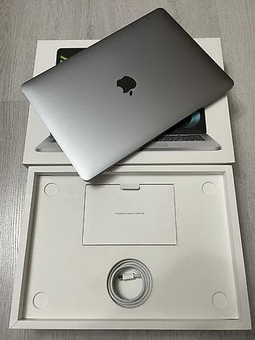 macbook m2 pro: Apple MacBook Pro 13" (Silver)– M2 çipi ilə 95% pil ideal vəziyyətdə — 10