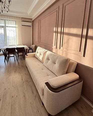 Bej rəngli üçnəfərlik divan satılır 800 alınıb 2 hefte evvel.Ölçü