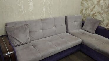 Диваны: Угловой диван, С подъемным механизмом, Ткань — 2