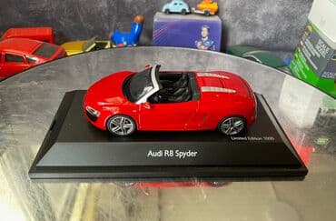 metbex tavan modelleri: Коллекционная модель AUDI R8 V10 Spyder Red 2012 Limited Edition — 28