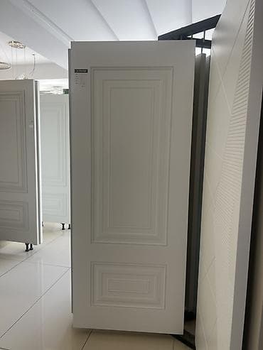 qapi otaq: Ağ və boz tonlarda interyer qapıları kolleksiyası - Material: MDF — 3