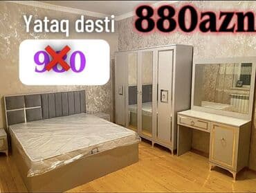 dolab mebel: İkinəfərlik çarpayı, Azərbaycan, Yeni — 1