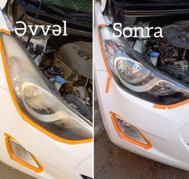 masin gunlukleri: Saralmiş, çirklənmiş, şəffafligi itmiş faralarin və arxa stoplarin — 6