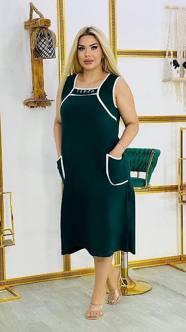 Şəxsi əşyalar: Gündəlik don, Midi, 4XL, 5XL, 6XL — 5