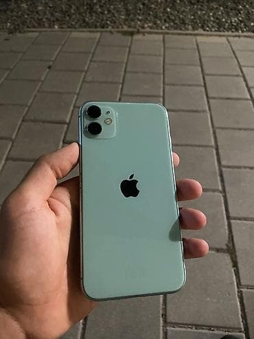 IPhone 11, 64 GB, Yaşıl, Face ID