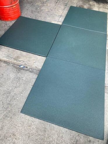 линолеум баку цена: Rezin döşəmə plitələri - Material: yüksək sıxlıqlı rezin (EPDM/SBR — 4