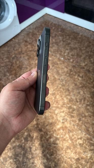 iphon 15: IPhone 15 Pro, 256 GB, Black Titanium, Zəmanət, Face ID, Sənədlərlə — 4