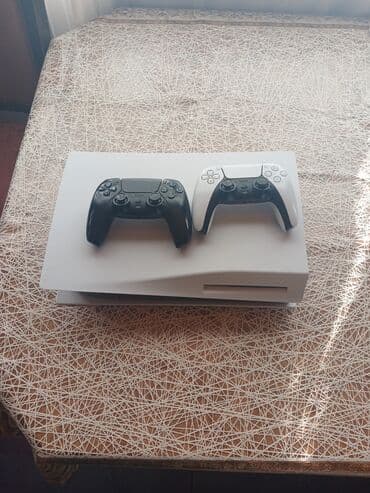 ps5 pult: PlayStation 5 (disk yuvalı versiya) oyun konsolu super vezyetdi dir — 6