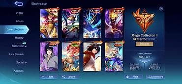 kaida pro: Mobile Legends hesabı – geniş kolleksiya və yüksək statistik — 5