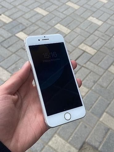 iphone 19 pro max: IPhone 7, 32 GB, Gümüşü, Barmaq izi — 2