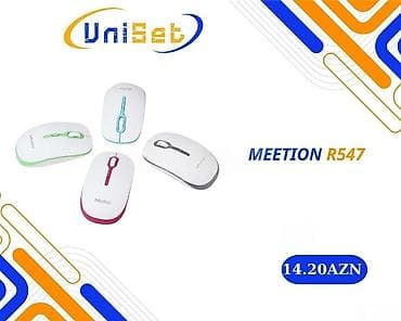Wireless Meetion R547 Mouse Şəhər: Bakı Malın tipi: Klaviaturalar və — 1