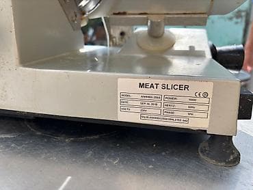 restoran avadanlıq: Sənaye tipli dilimləyici – ət və pendir üçün Model: AMM08-250A — 5