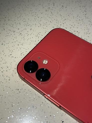 iphone telefonlar ucuz: IPhone 12, 128 GB, Qırmızı, Simsiz şarj, Face ID — 3